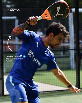 Floky NO STRAIN Padel Sleeve Black (Reduce Vibrations)