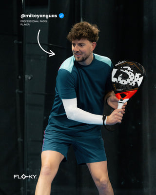 Floky NO STRAIN Padel Sleeve Black (Reduce Vibrations)